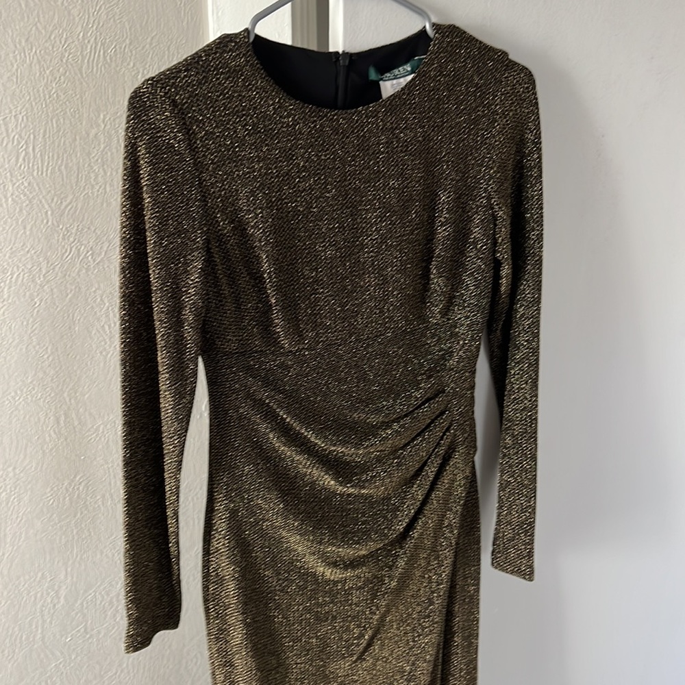 Ralph Lauren Gold Evening Gown